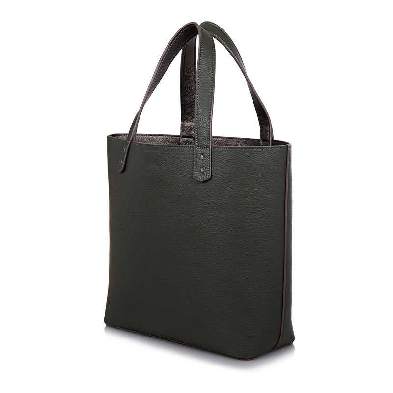 The Morphbag by GSK Black Forest Green tote side view