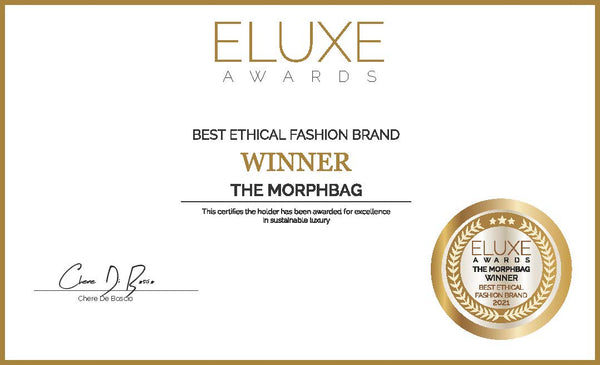 Eluxe Magazine Awards - Best Ethical Fashion Brand Winner 2021